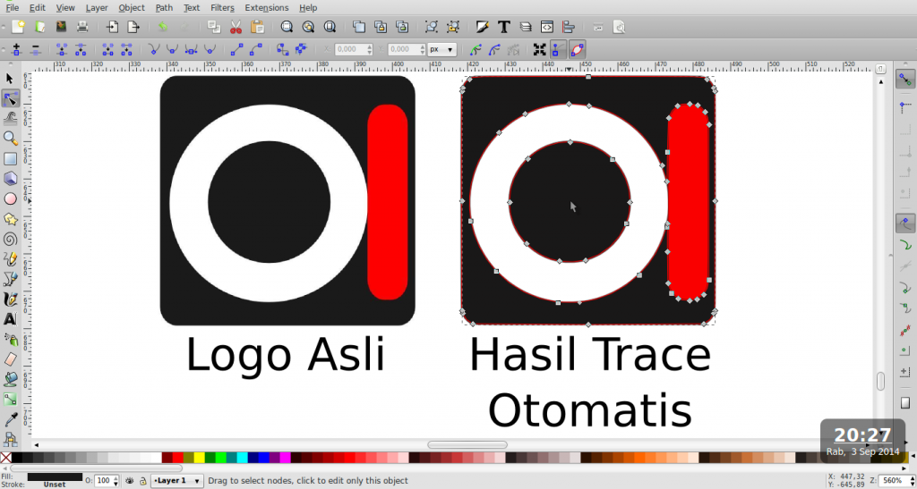 Cara Cepat Membuat Duplikat Logo ke Vektor – Inkscape - 3
