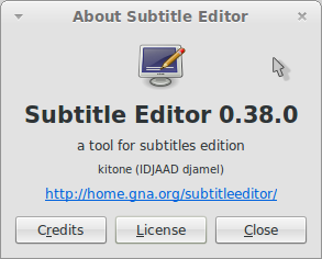 About Subtitle Editor